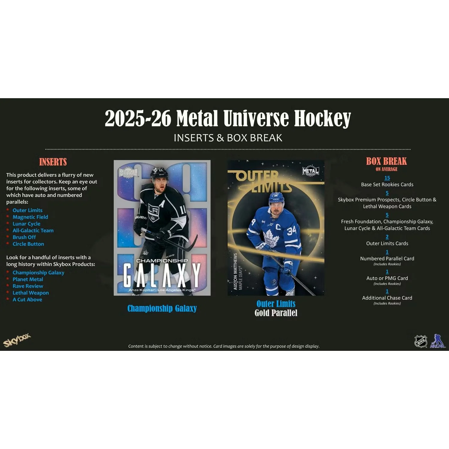 2025-26 Upper Deck Skybox Metal Universe Hockey Hobby Box *Contact Us To Order* - Image 6