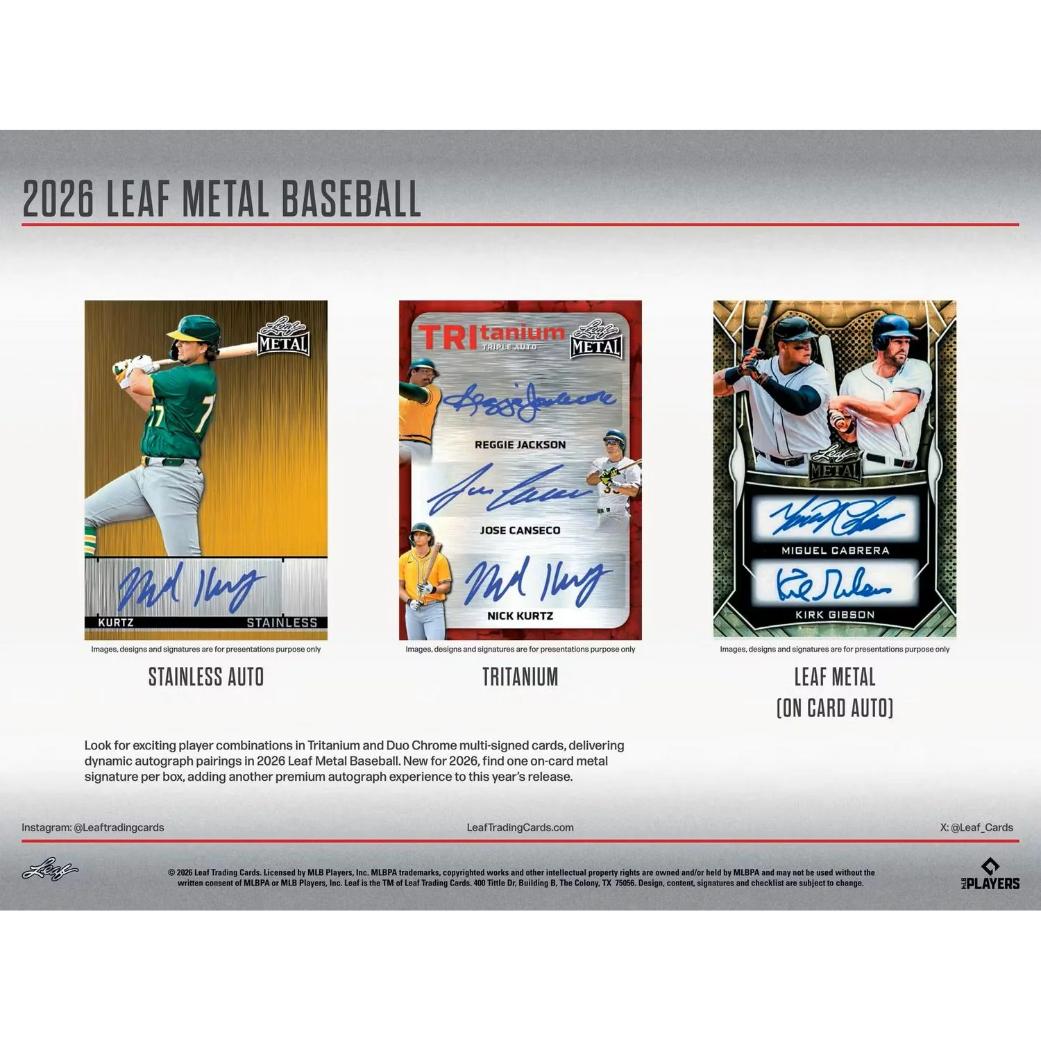 2026 Leaf Metal Baseball Hobby Box - Image 8