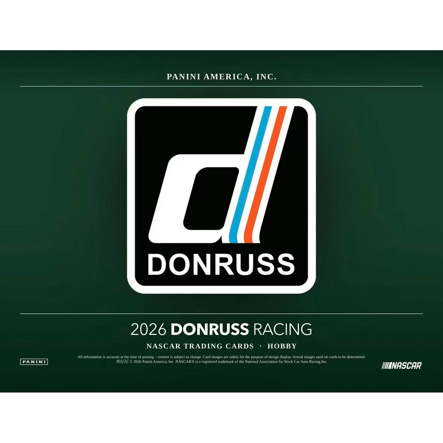 2026 Panini Donruss Racing Hobby Box - Image 3