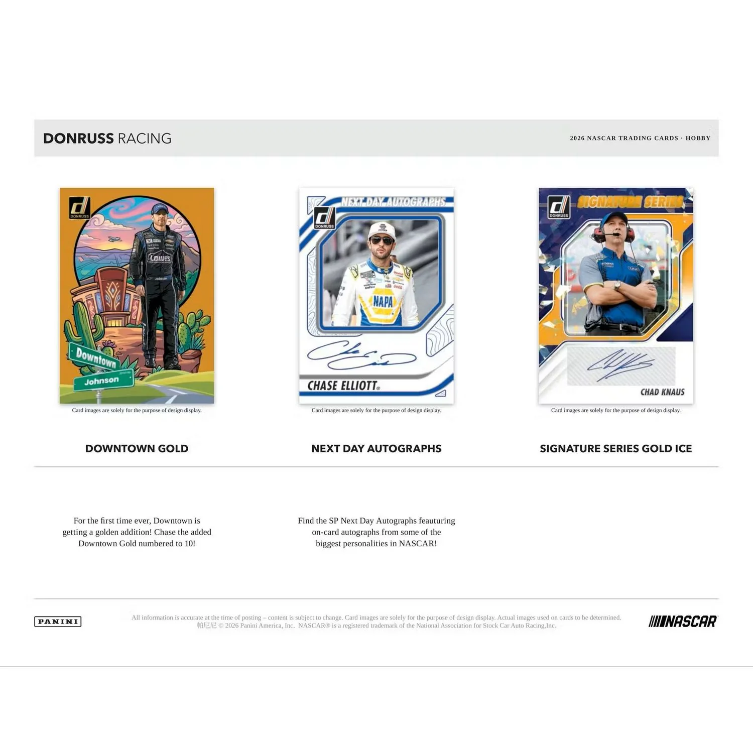 2026 Panini Donruss Racing Hobby Box - Image 5