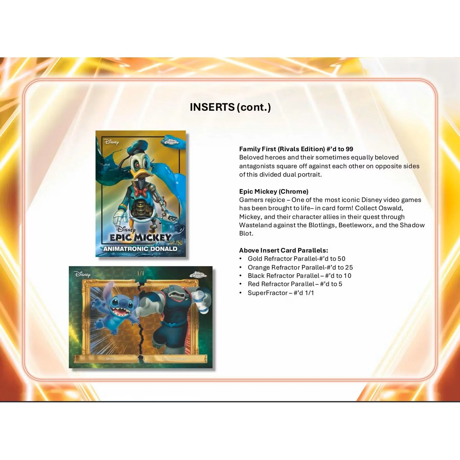 2026 Topps Disney Neon Mega Box - Image 14