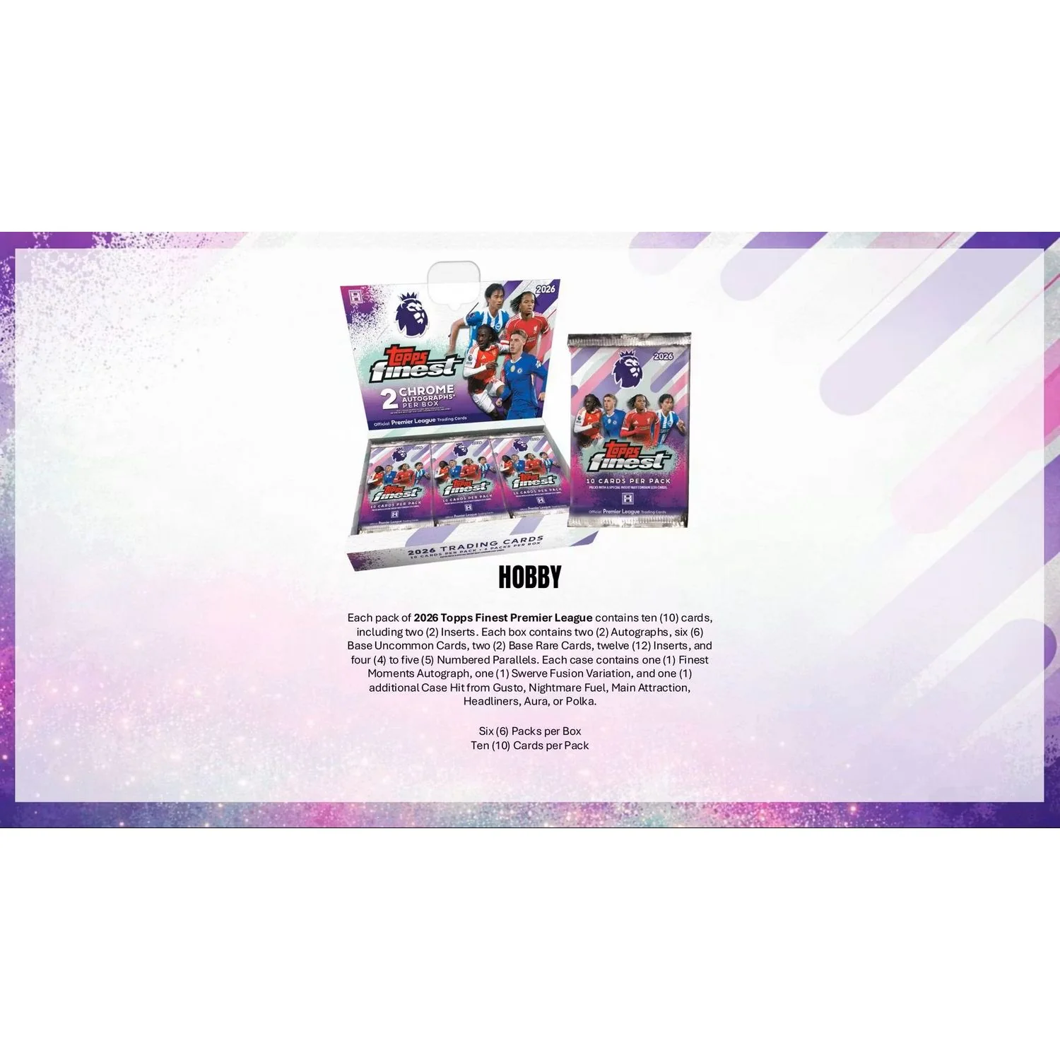 2026 Topps Finest Premier League EPL Soccer Hobby Box - Image 10