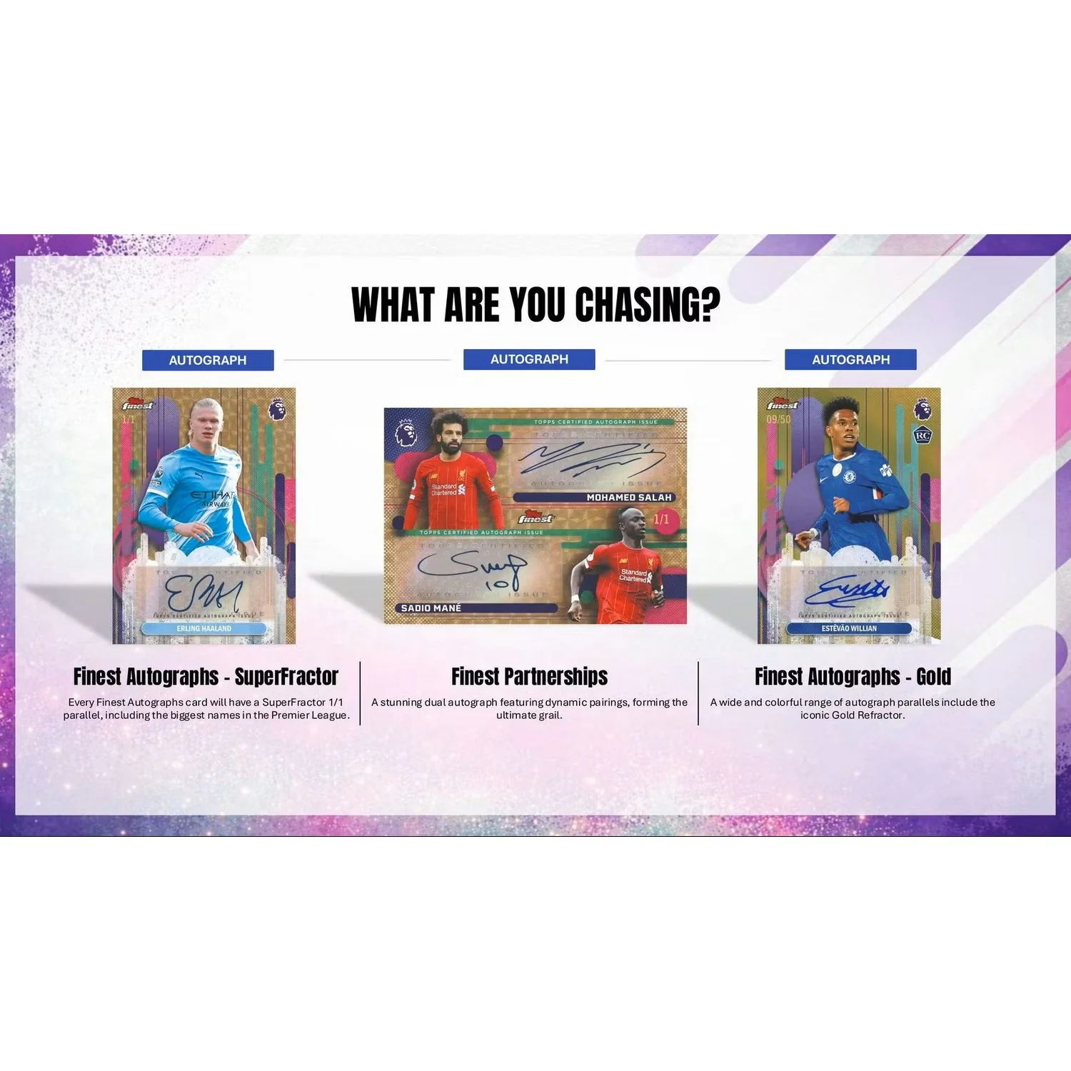 2026 Topps Finest Premier League EPL Soccer Hobby Box - Image 12