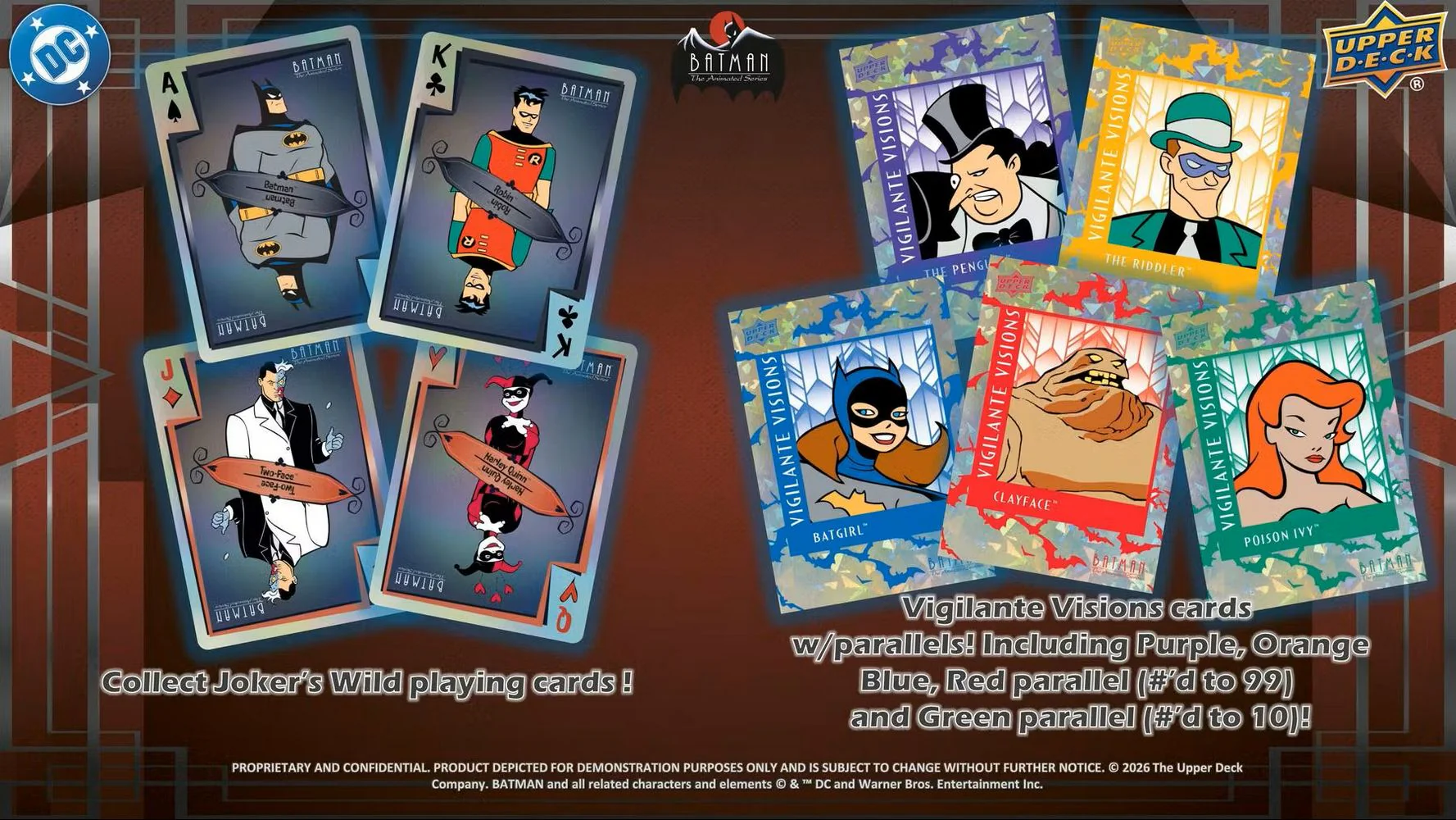 2026 Upper Deck Batman the Animated Series Hobby Box *Contact Us To Order* - Image 5