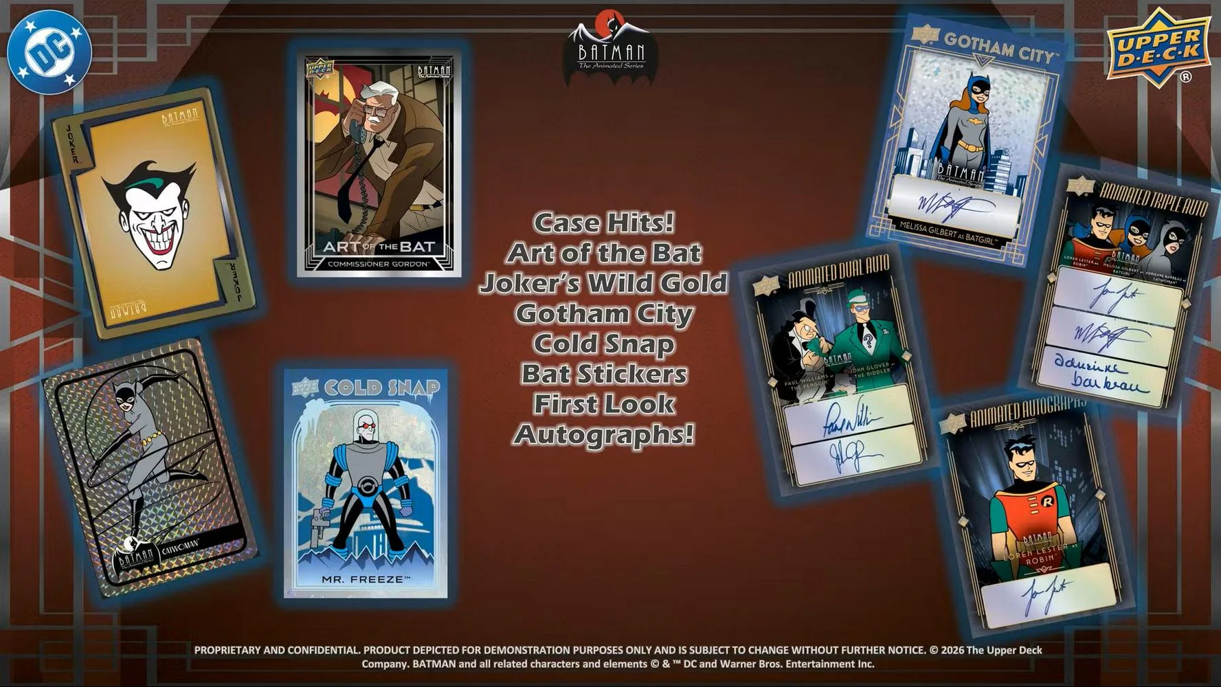 2026 Upper Deck Batman the Animated Series Hobby Box *Contact Us To Order* - Image 7