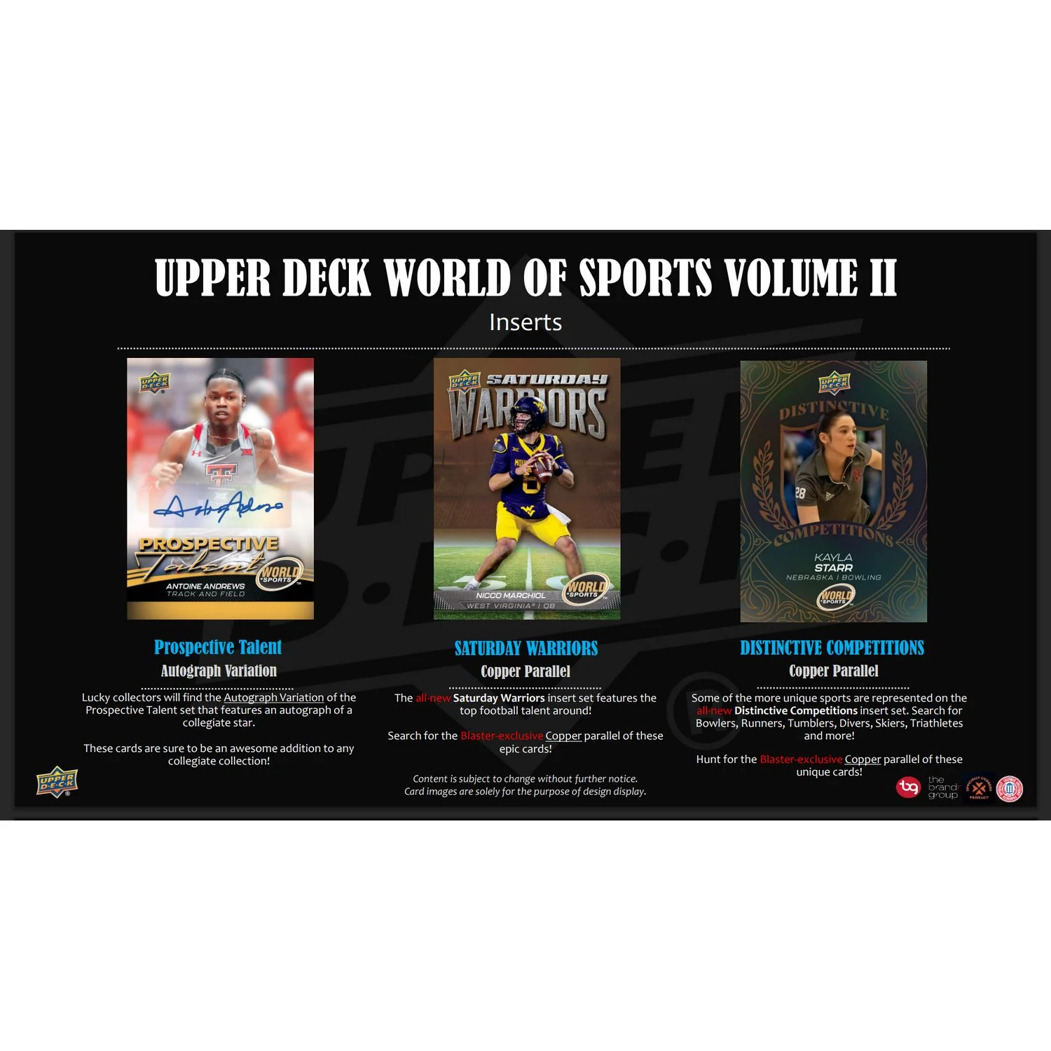 2025 Upper Deck World of Sports Vol.2 Blaster Box - Image 4