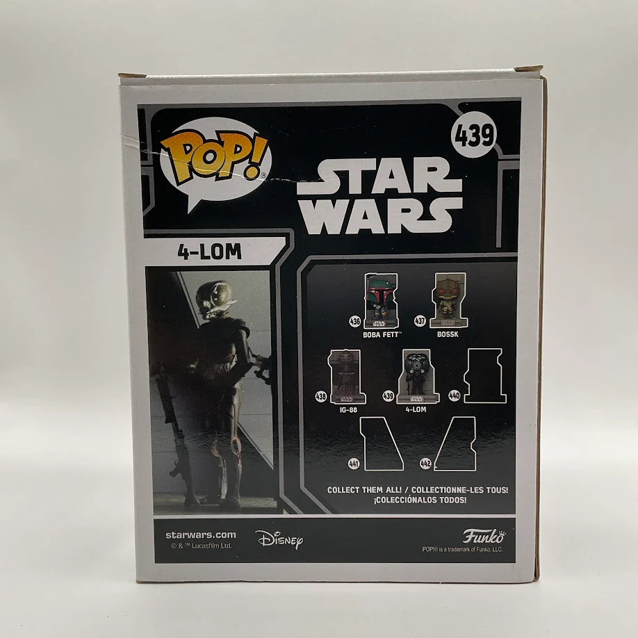 4-Lom Funko Pop! Star Wars Bounty Hunters Collection #439 GameStop - Image 3
