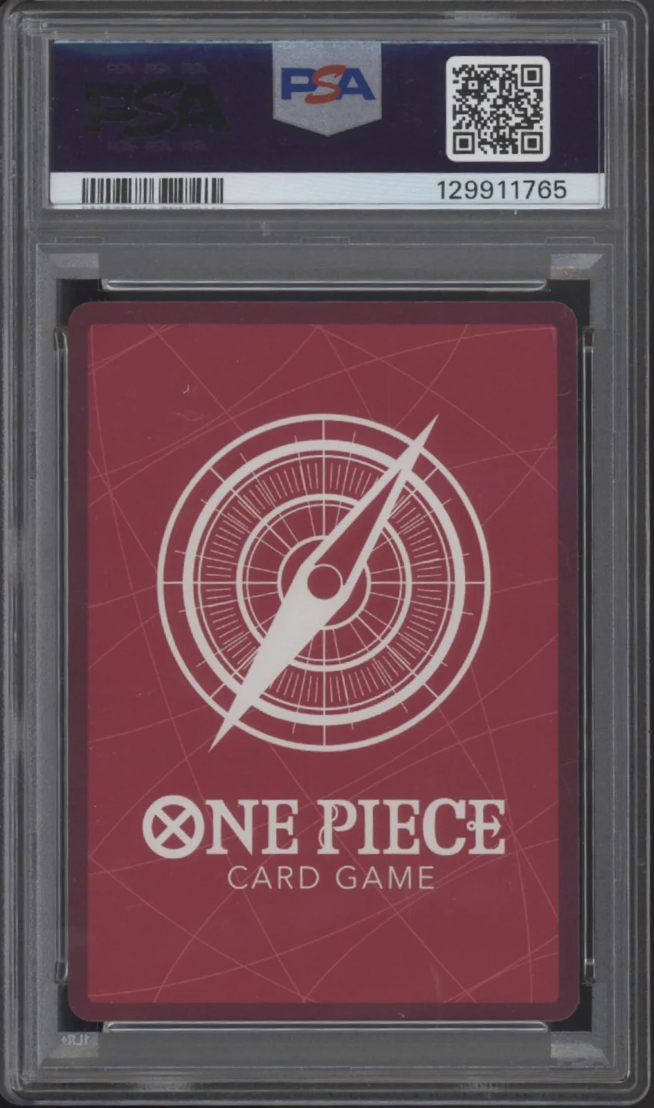 Ace & Newgate One Piece Card Game ST22 Black & White Alt Art #001 PSA 10 - Image 2