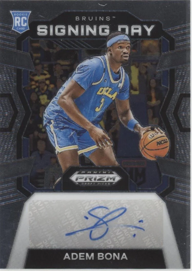 Adem Bona 2024 Panini Prizm Draft Picks Signing Day RC Auto #SD-BNA
