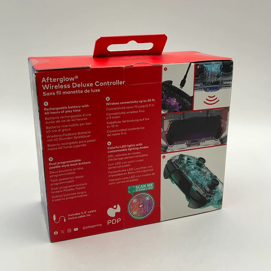 Afterglow Wireless Deluxe Controller Nintendo Switch Sealed - Image 2