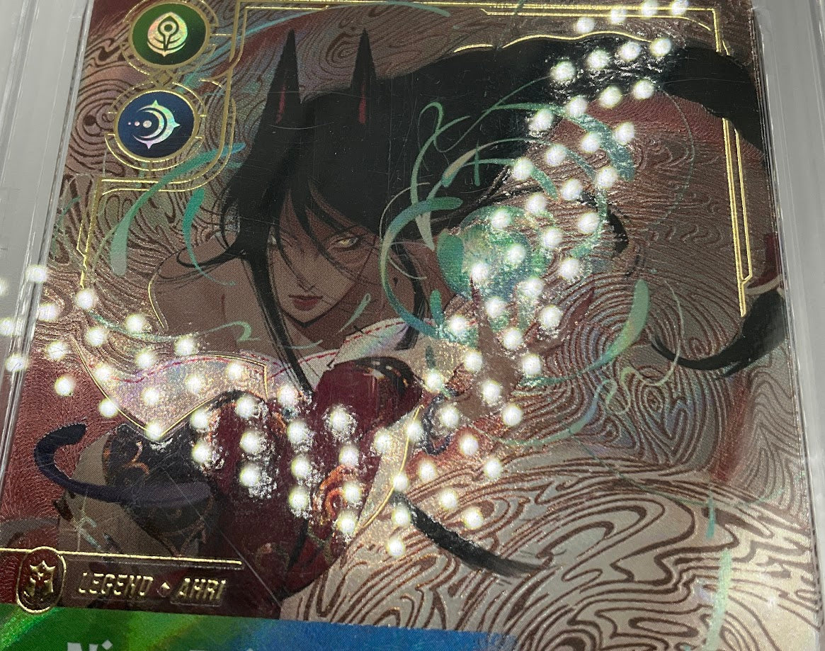 Ahri Nine-Tailed Fox Riftbound Overnumber #303 PSA 10 - Image 4