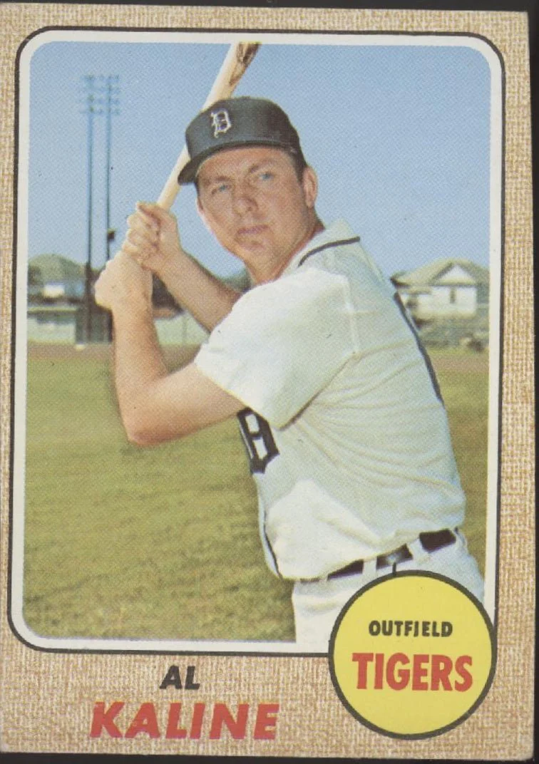 Al Kaline 1968 Topps #240 Detroit Tigers VG-EX