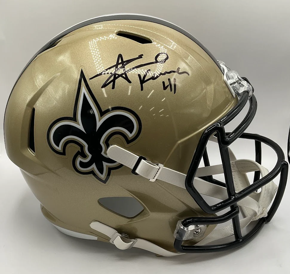 Alvin Kamara Signed New Orleans Saints Helmet - Image 11