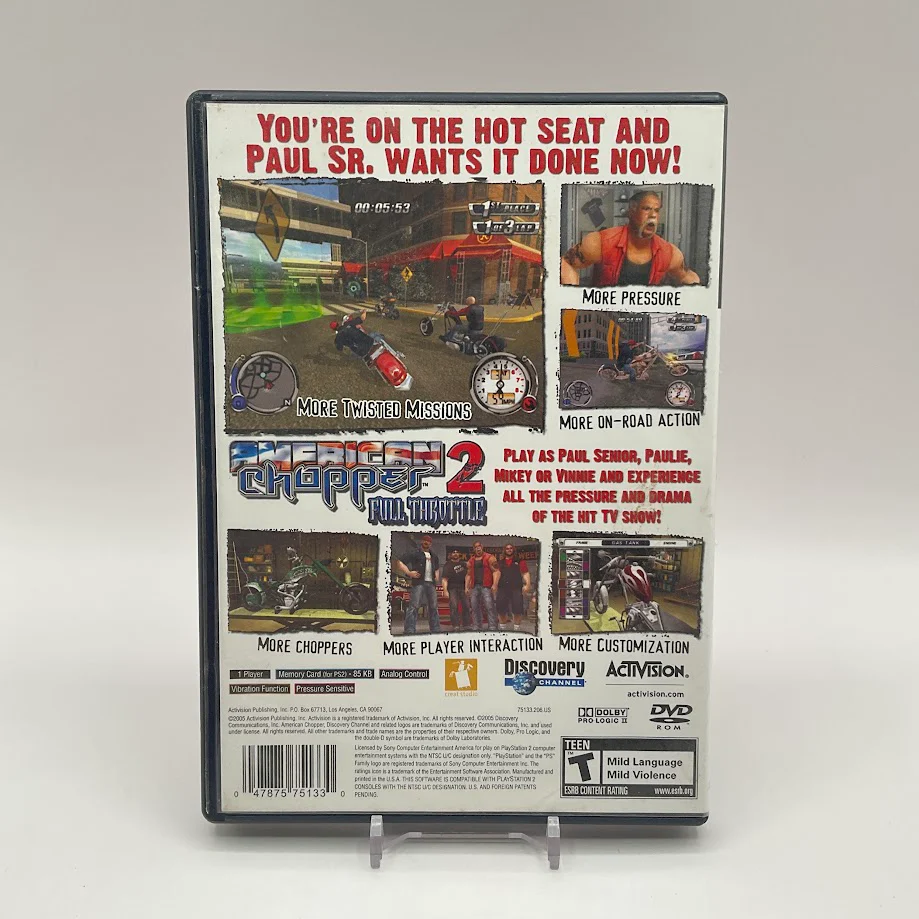 American Chopper 2 Full Throttle Playstation 2 Used #2 - Image 2