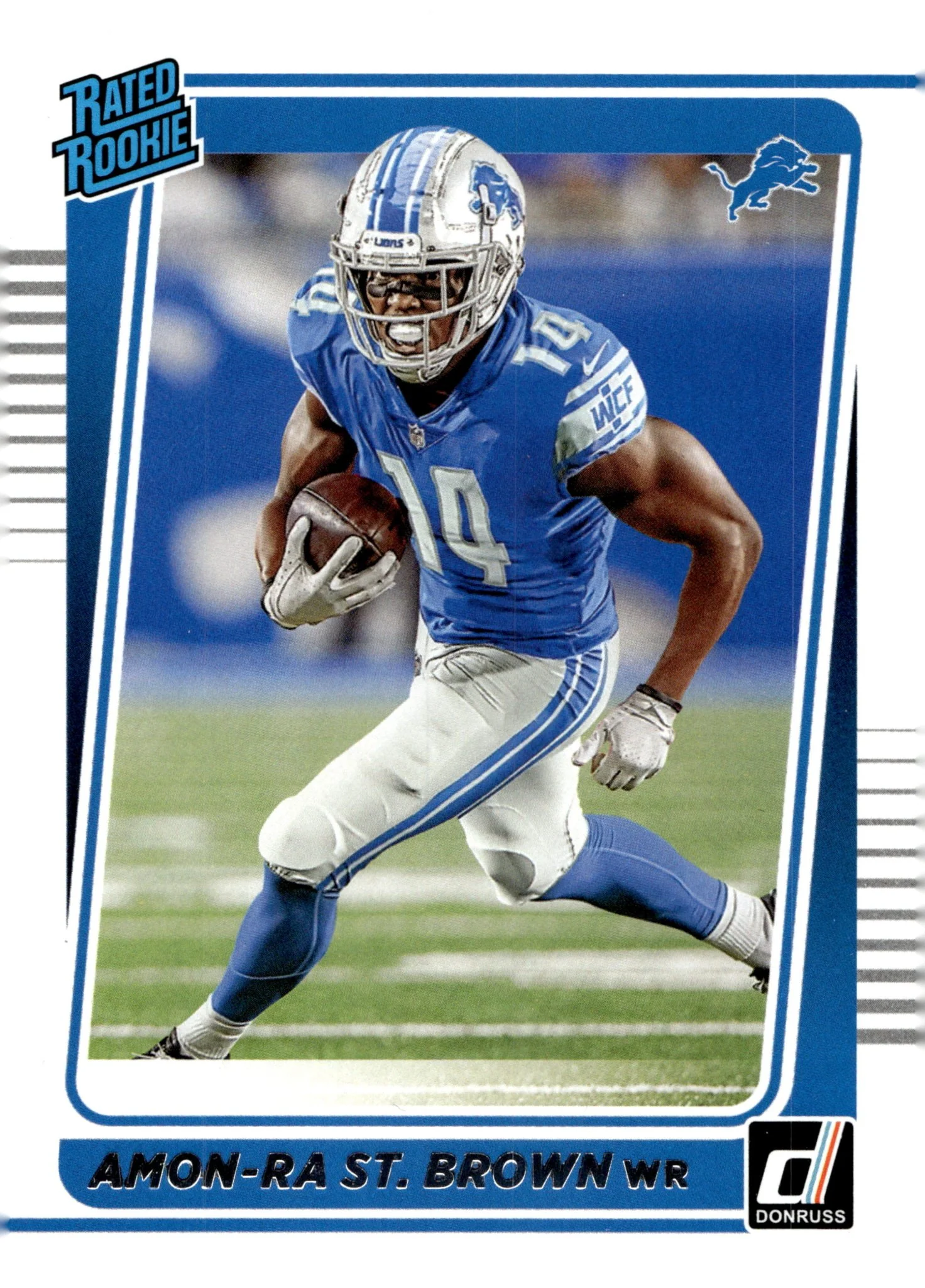 Amon-Ra St. Brown 2021 Panini Donruss Rated Rookie RC #284
