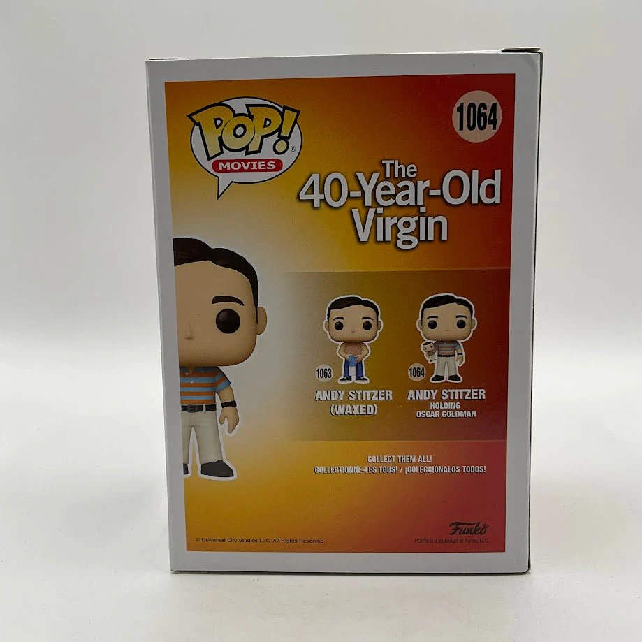 Andy Stitzer Holding Steve Austin Funko Pop! The 40 Year Old Virgin #1064 Chase - Image 3