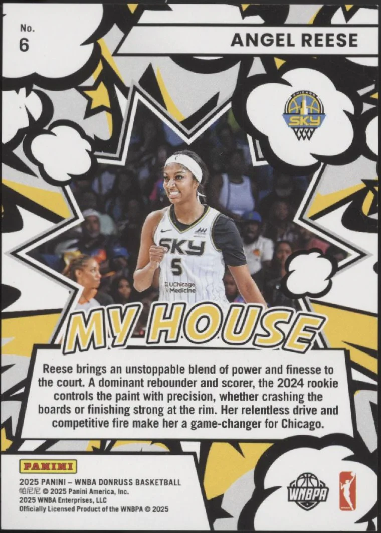 Angel Reese 2025 Panini WNBA Donruss My House 49/99 #6 - Image 2