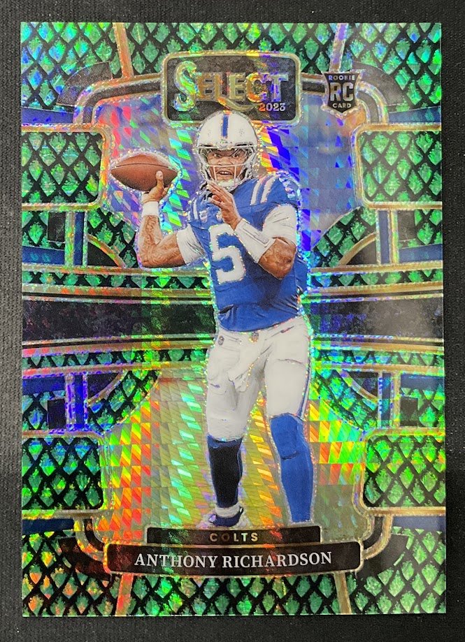 Anthony Richardson 2023 Panini Select Dragon Scale Prizm RC 04/70 #43 - Image 3