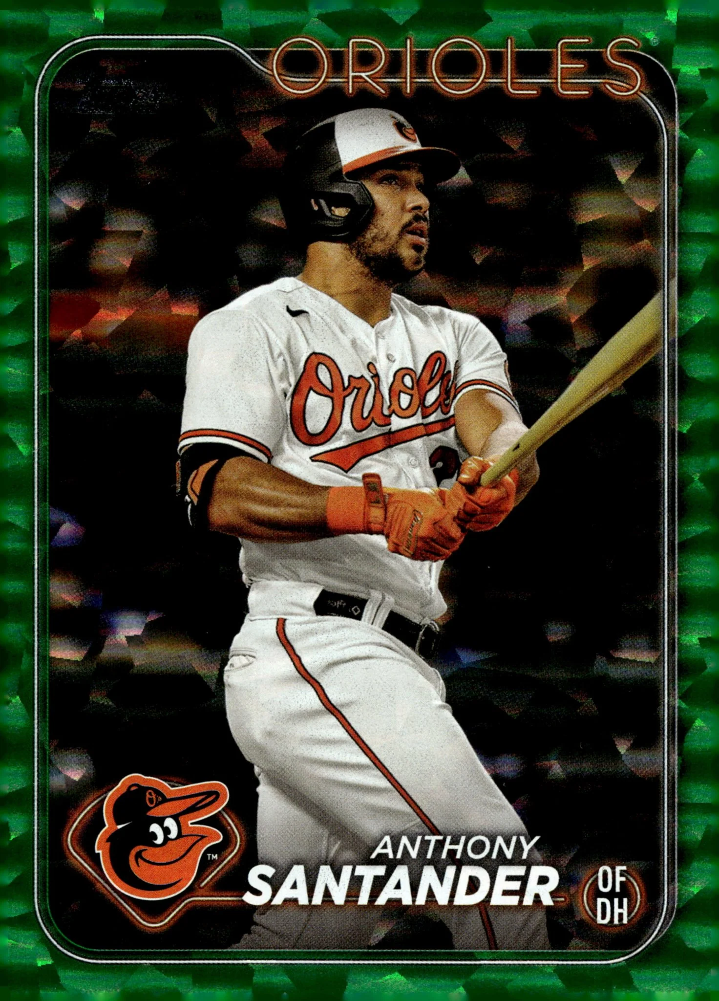 Anthony Santander 2024 Topps Series 2 Green Foilboard 309/499 #648