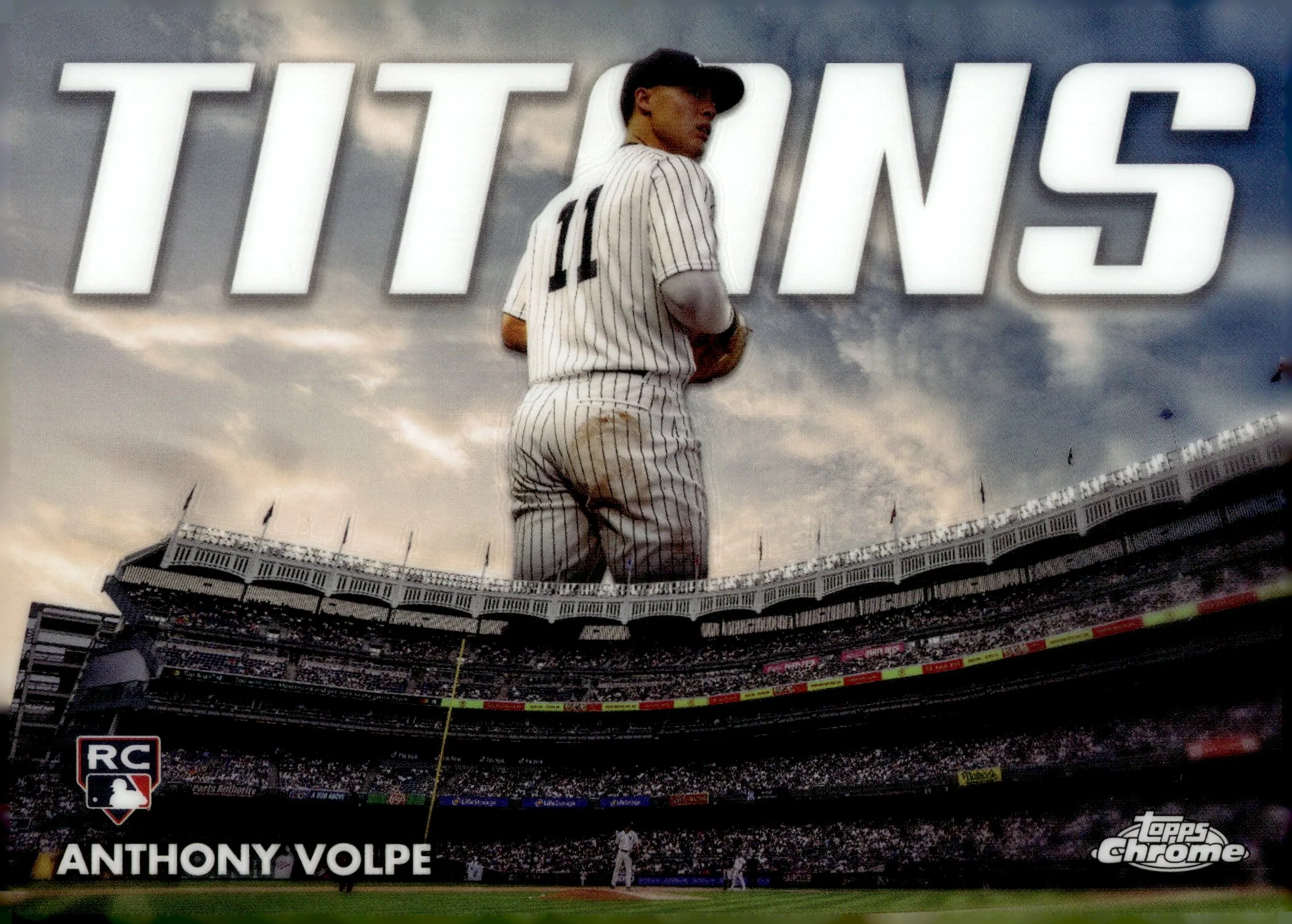 Anthony Volpe 2023 Topps Chrome Titans #CT-19