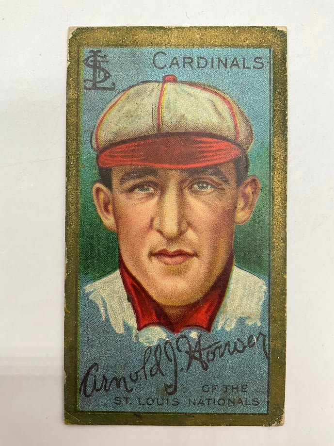 Arnold Hauser 1911 T205 Polar Bear #87 St. Louis Cardinals VG - Image 3