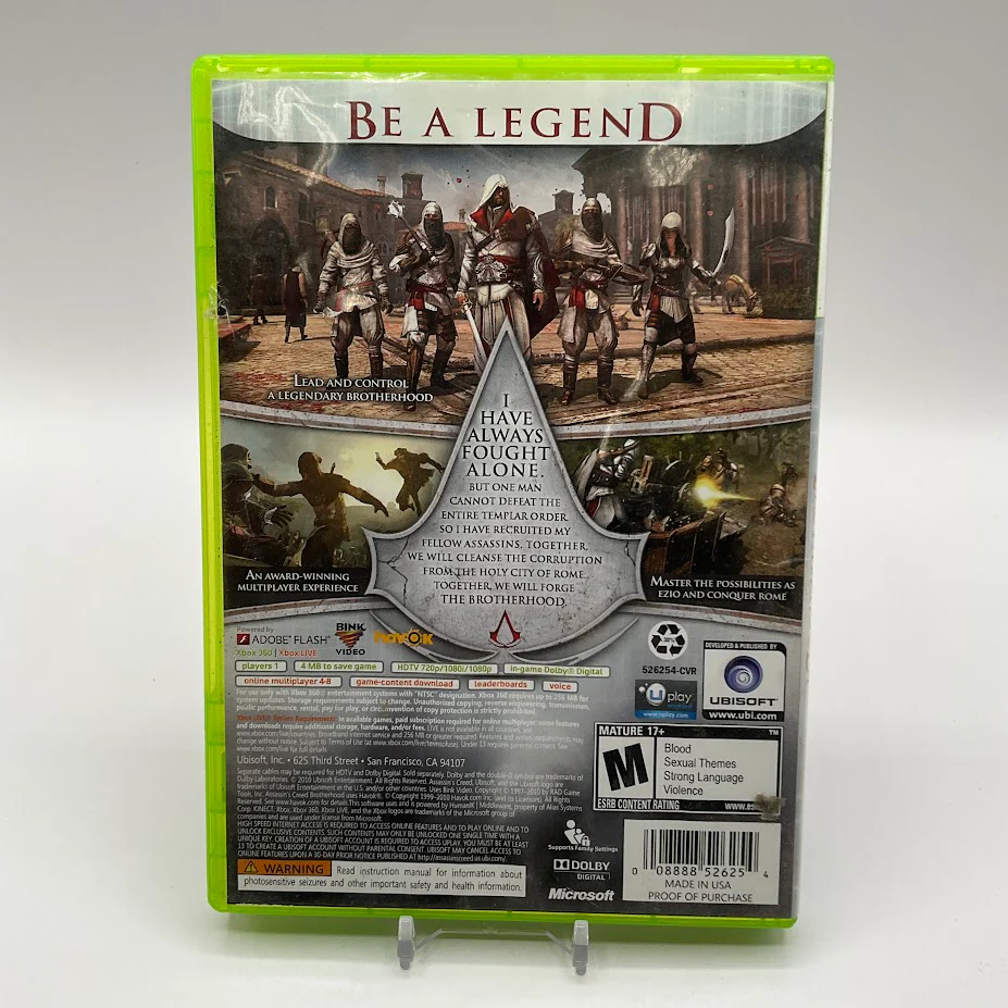 Assassin's Creed: Brotherhood Xbox 360 Used #4 - Image 2