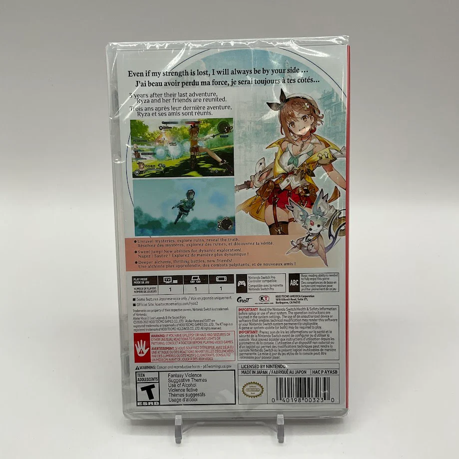 Atelier Ryza 2: Lost Legends & The Secret Fairy Nintendo Switch Sealed - Image 2