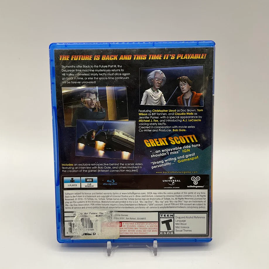 Back to the Future: The Game 30th Anniversary Playstation 4 Used - Image 2