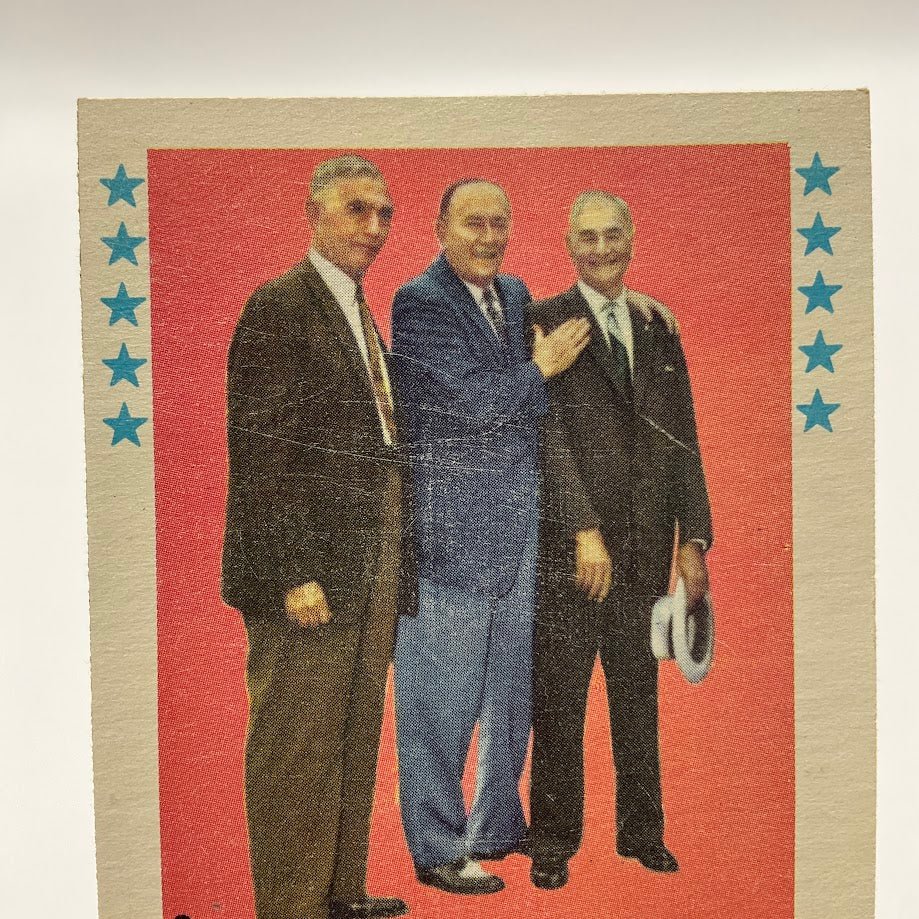 Baker / Cobb / Wheat 1961 Fleer Baseball Greats #1 VG-EX - Image 3