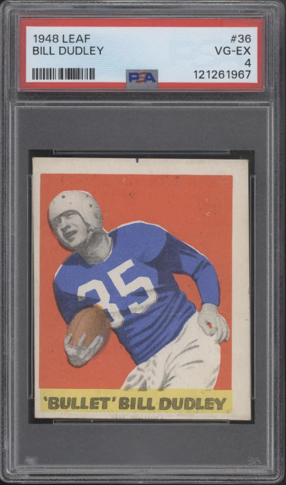 Bill Dudley 1948 Leaf #36 PSA 4