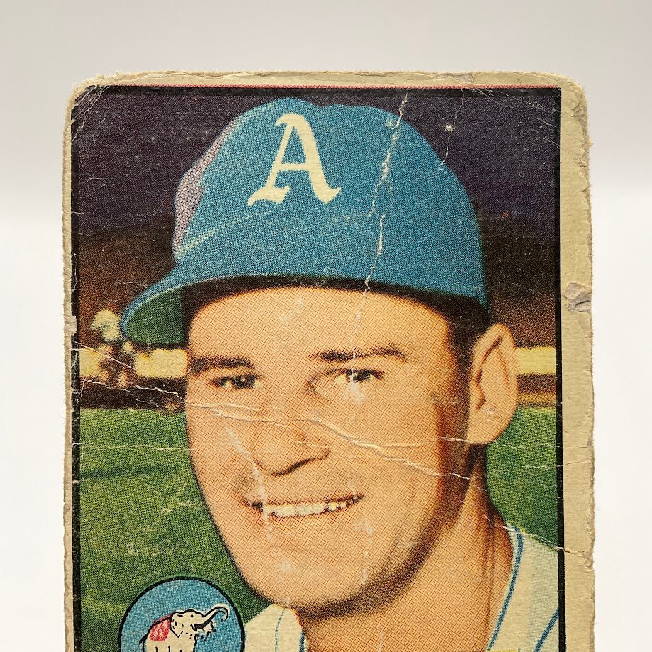 Billy Hitchcock 1952 Topps #182 Philadelphia Athletics PR - Image 3