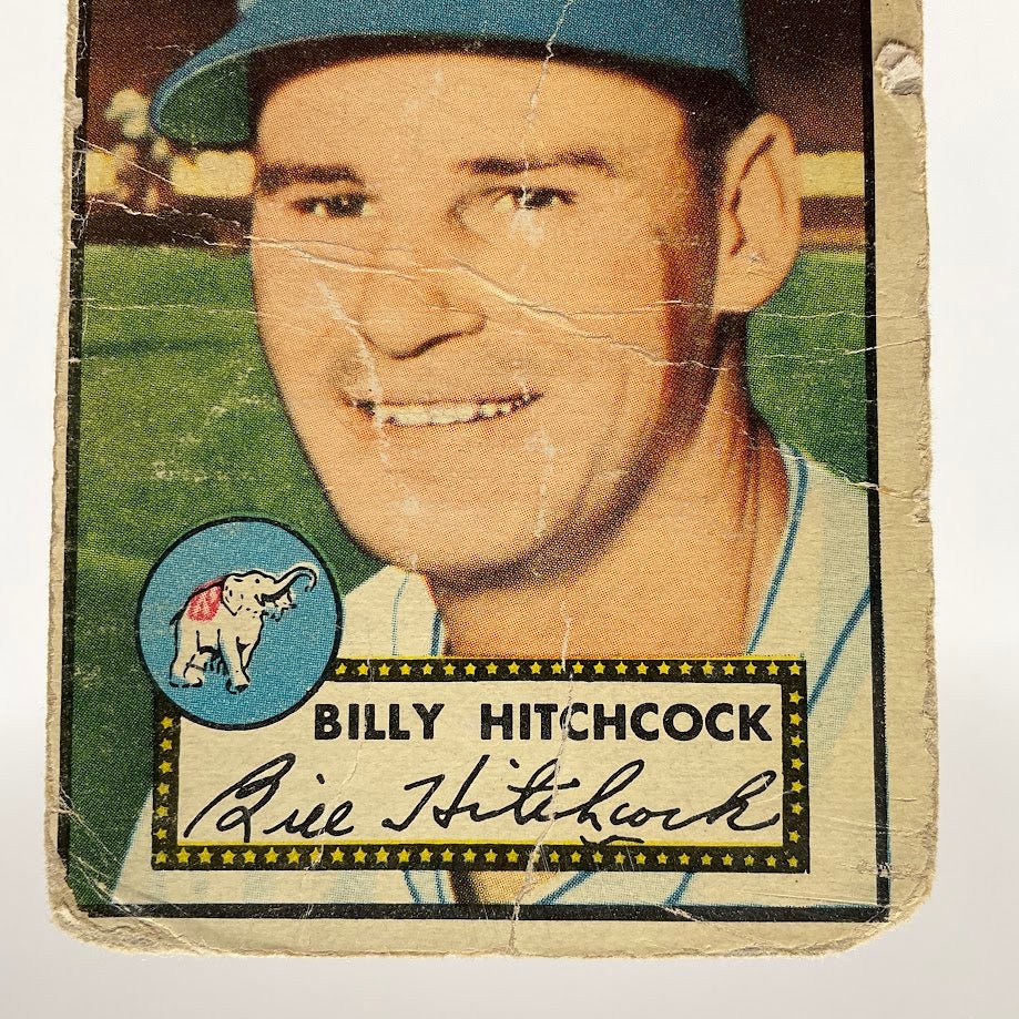Billy Hitchcock 1952 Topps #182 Philadelphia Athletics PR - Image 4