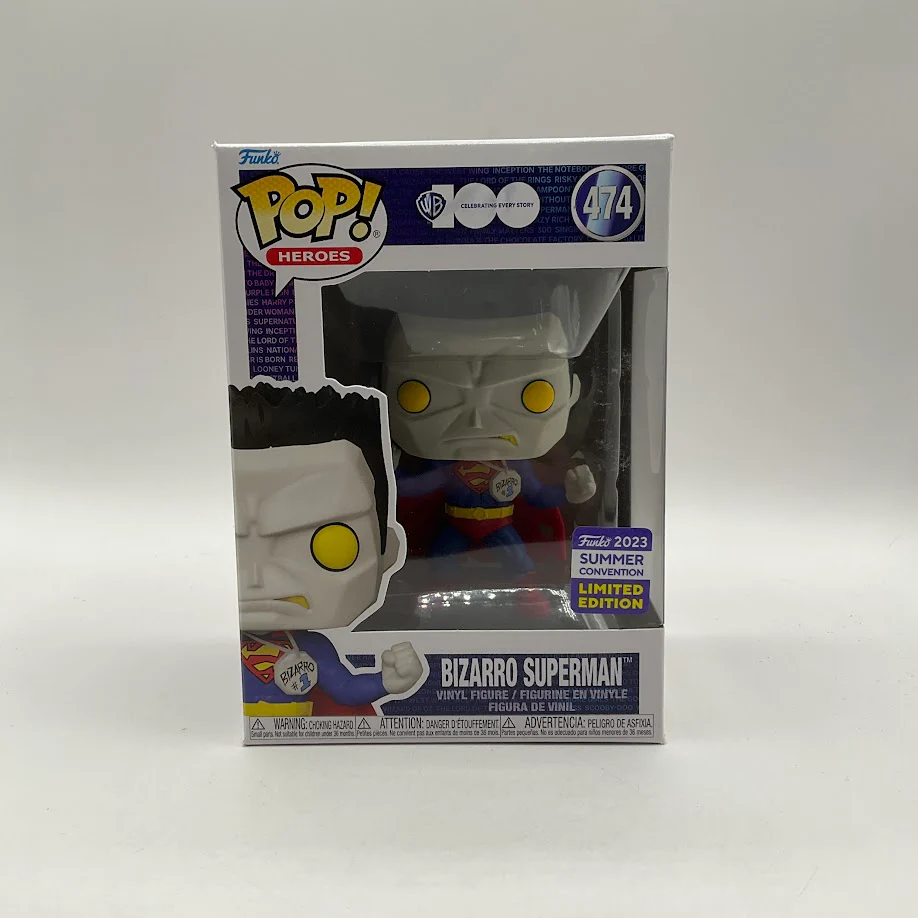 Bizarro Superman Funko Pop! WB 100 #474 2023 Summer Convention