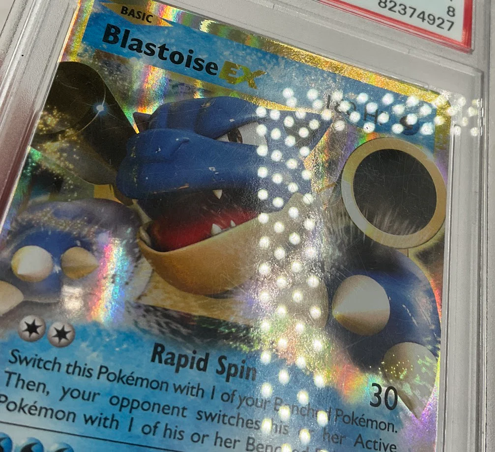 Blastoise ex Pokemon Evolutions #21 PSA 8 - Image 3