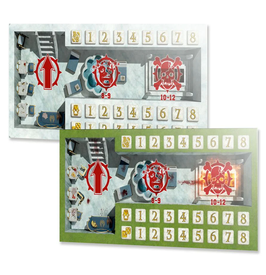 Blood Bowl: High Elf Team – Double-sided Pitch and Dugouts Set - Image 3