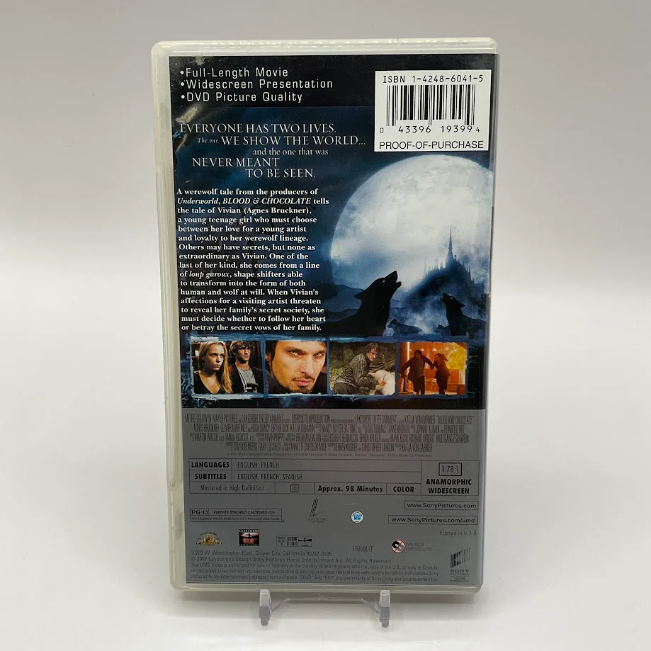 Blood & Chocolate [UMD] PSP Used - Image 2