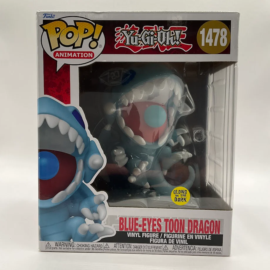Blue-Eyes Toon Dragon Funko Pop! Yu-Gi-Oh! #1478 GITD