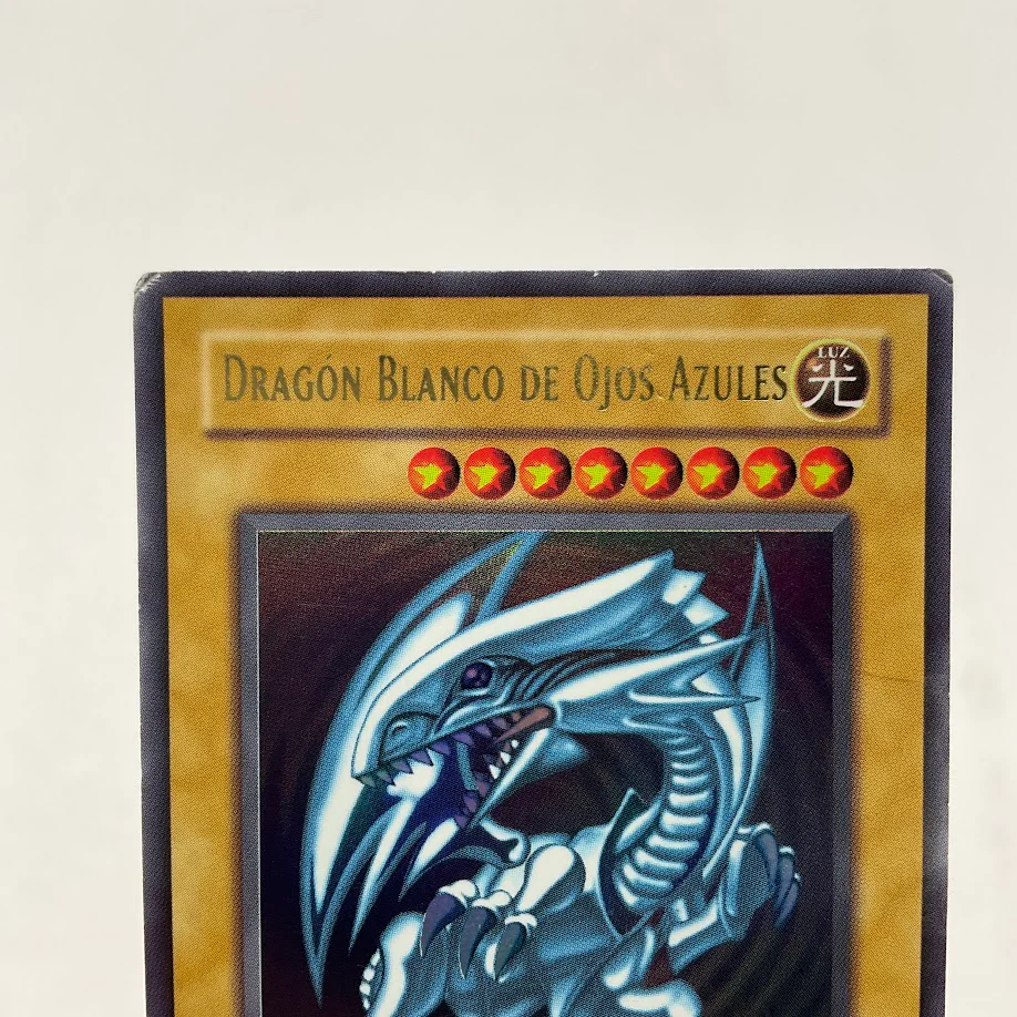 Blue-Eyes White Dragon Yu-Gi-Oh! Ultra Rare 1st Edition Spanish BIK-S001 #1 - Image 3