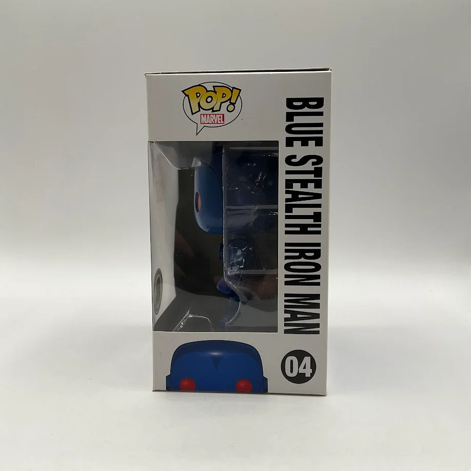Blue Stealth Iron Man Funko Pop! Marvel #04 Rico Miccon Comic Con - Image 2