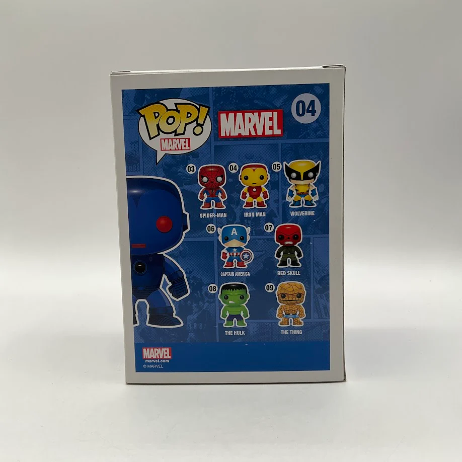 Blue Stealth Iron Man Funko Pop! Marvel #04 Rico Miccon Comic Con - Image 3