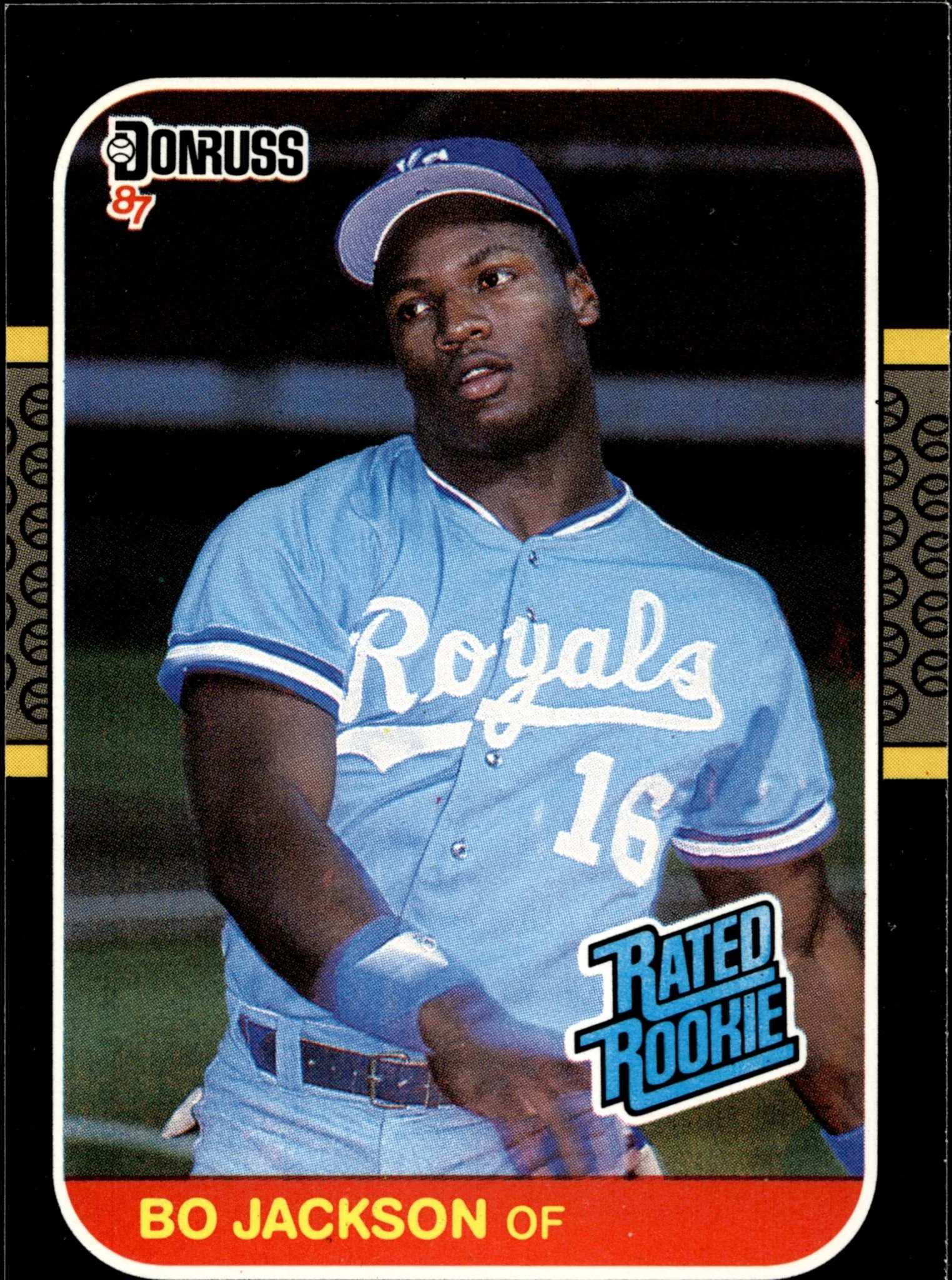 Bo Jackson 1987 Donruss Rated Rookie RC #35