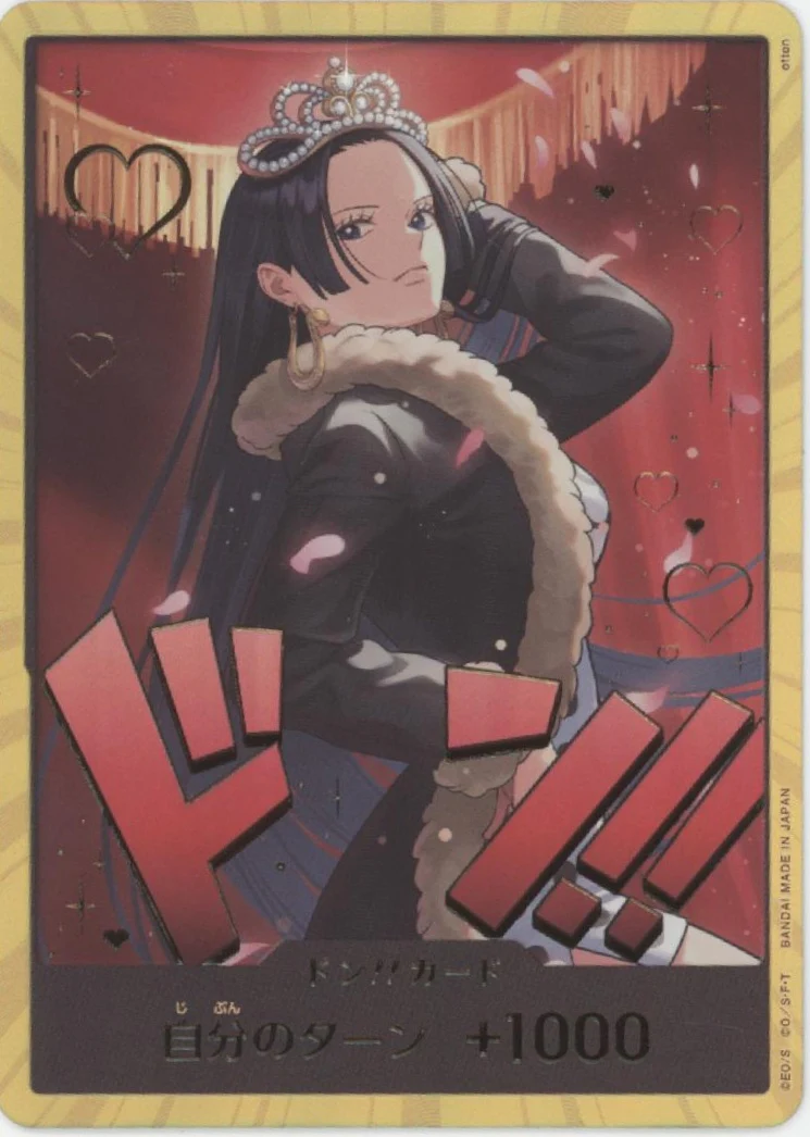 Boa Hancock One Piece Card Game DON!! Card Gold Japanese