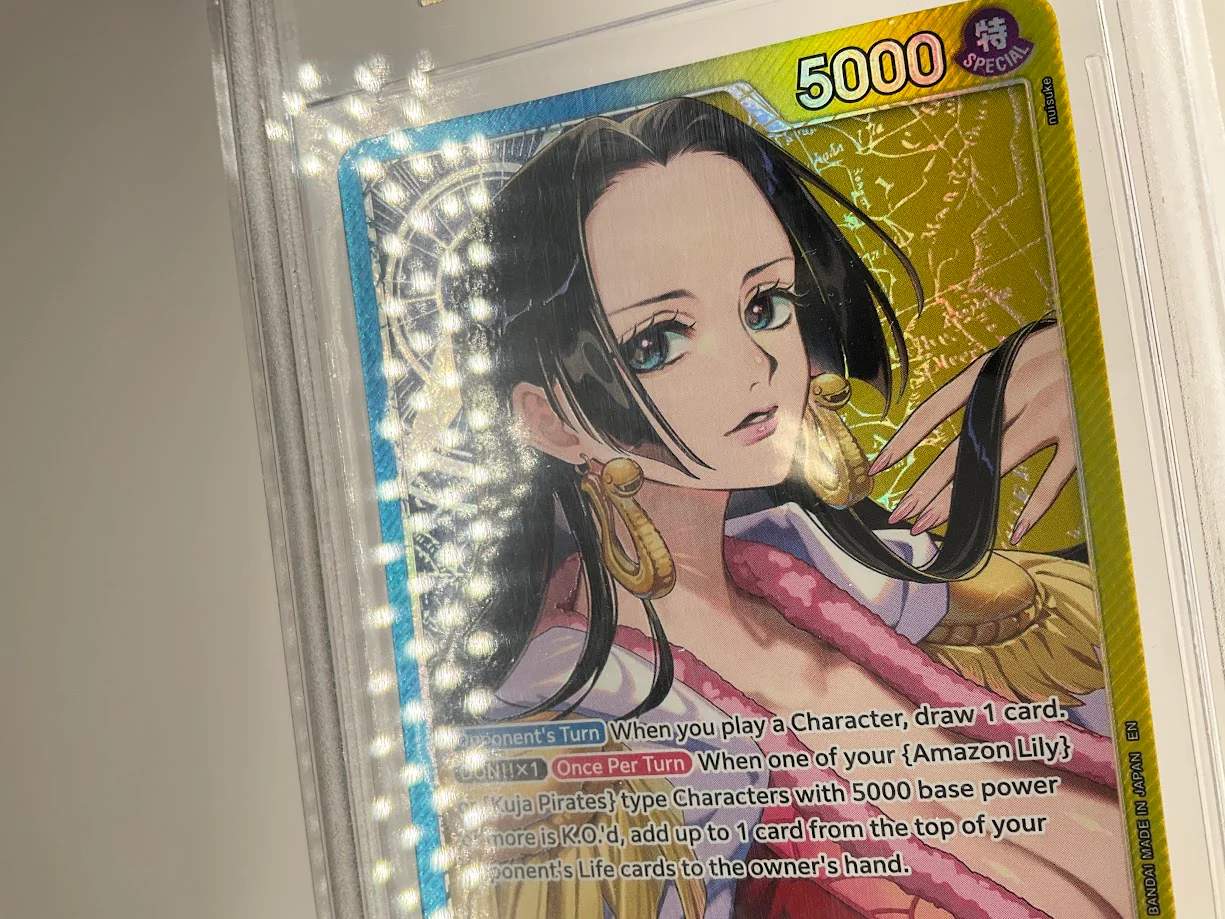 Boa Hancock One Piece Card Game OP14 Alternate Art #041 Beckett 10 Pristine - Image 3