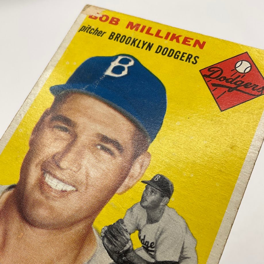 Bob Milliken 1954 Topps #177 Brooklyn Dodgers VG - Image 3