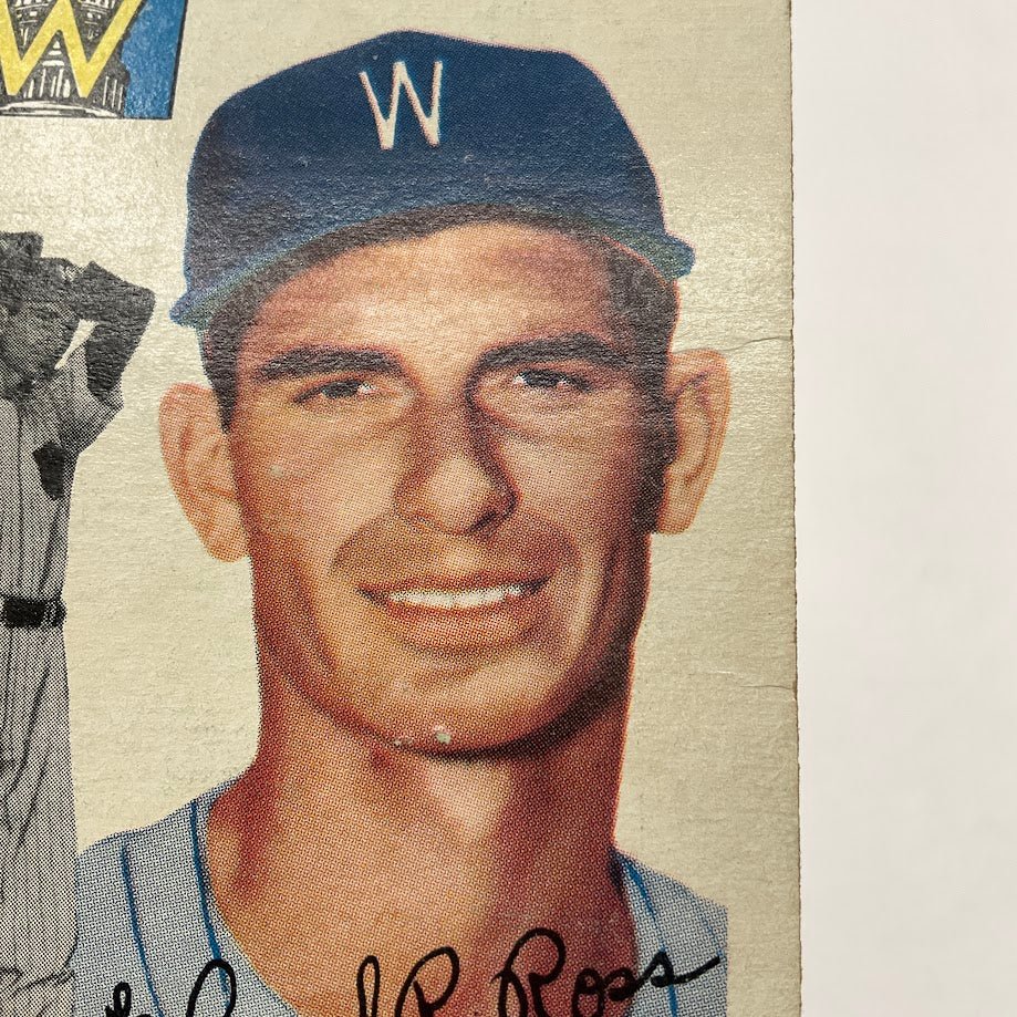 Bob Ross 1954 Topps #189 Washington Senators VG - Image 3