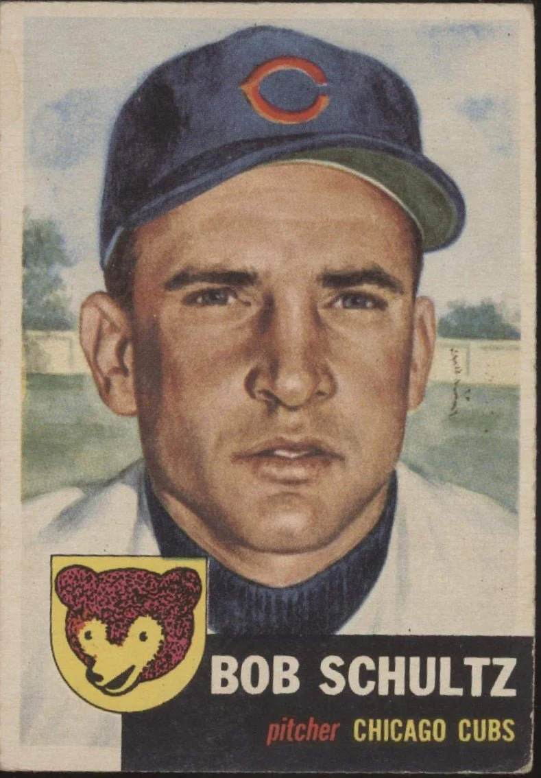 Bob Schultz 1953 Topps #144 Chicago Cubs VG