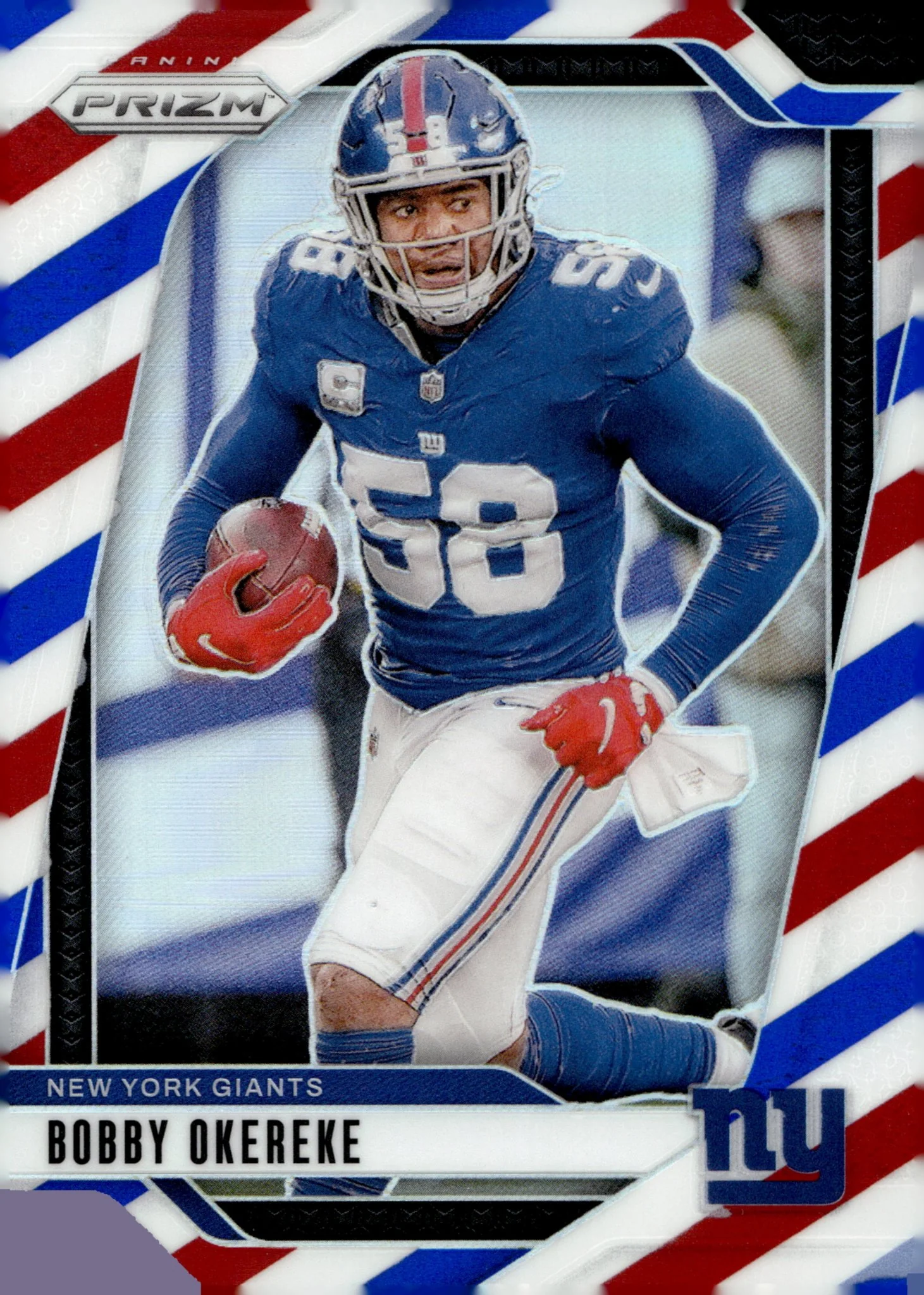 Bobby Okereke 2024 Panini Prizm Red White & Blue Prizm #216