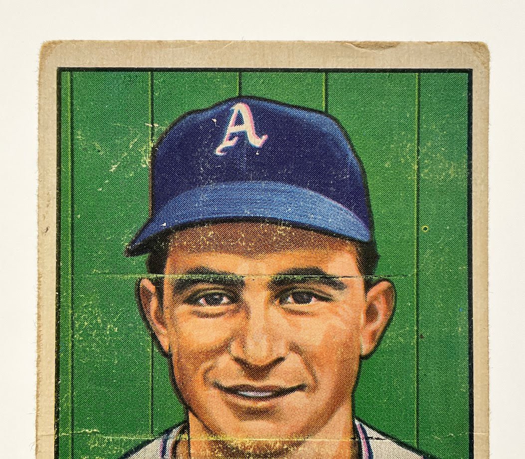 Bobby Schantz 1951 Bowman #227 Philadelphia Athletics GD #2 - Image 3