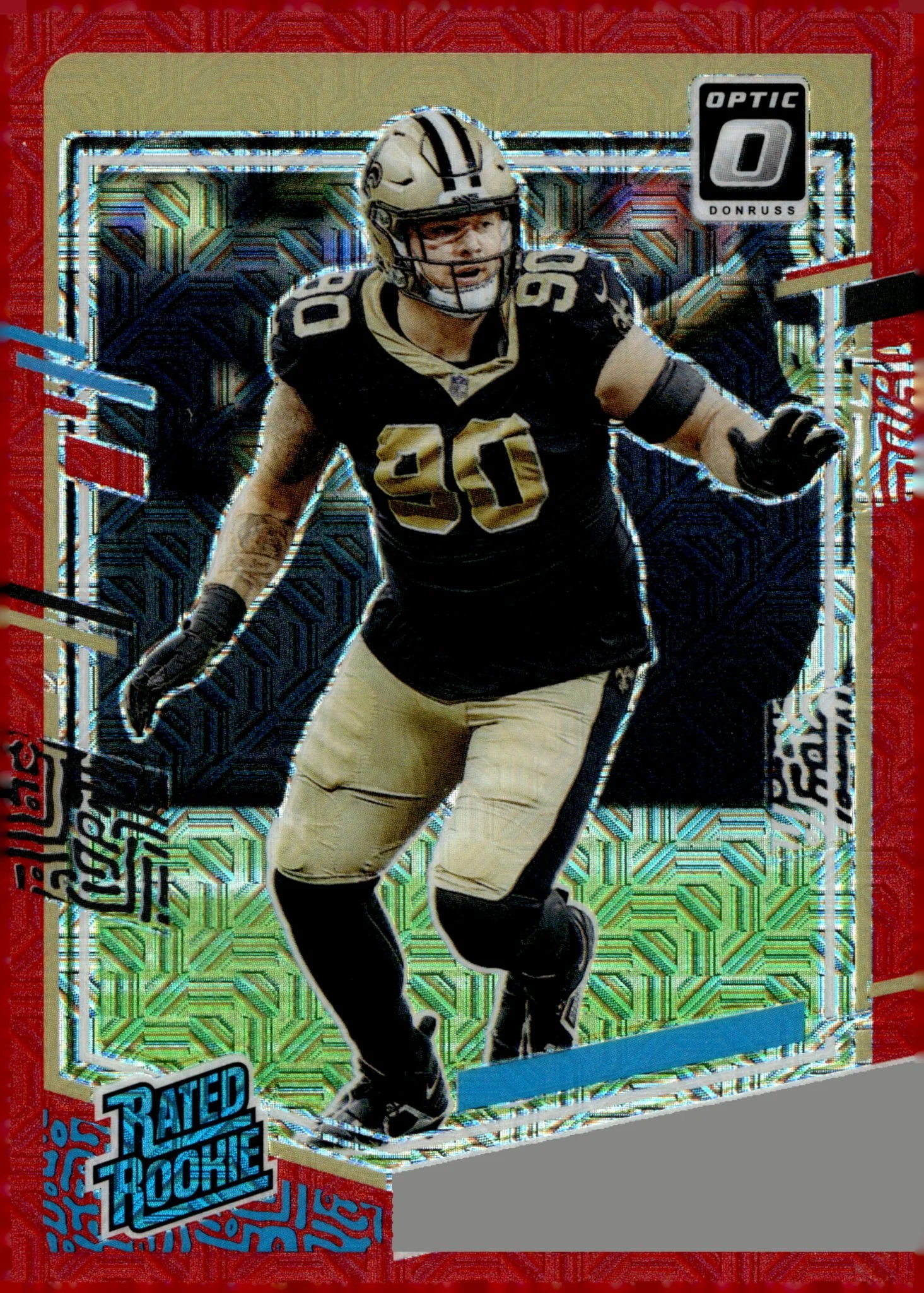 Bryan Bresee 2023 Panini Donruss Optic Rated Rookie Red Mojo Prizm RC #276