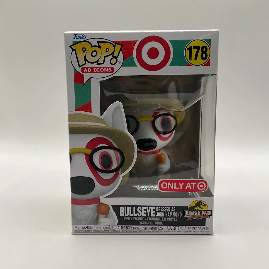 Bullseye Dressed as John Hammond Funko Pop! Ad Icon #178 Target Exclusive